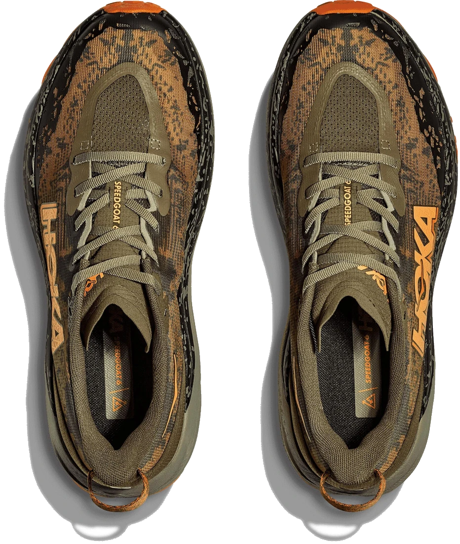 Hoka Speedgoat 6 top view — pair
