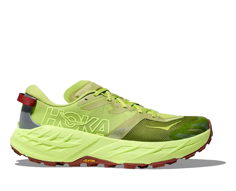 Hoka Speedgoat 7 trail running shoe — highest rated boot on Gearvise 2026