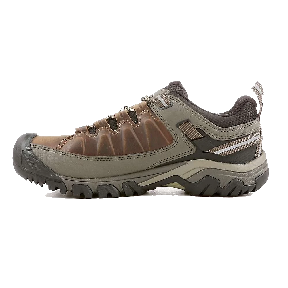 Keen Targhee III medial view — inner side showing nubuck leather upper and wide toe box